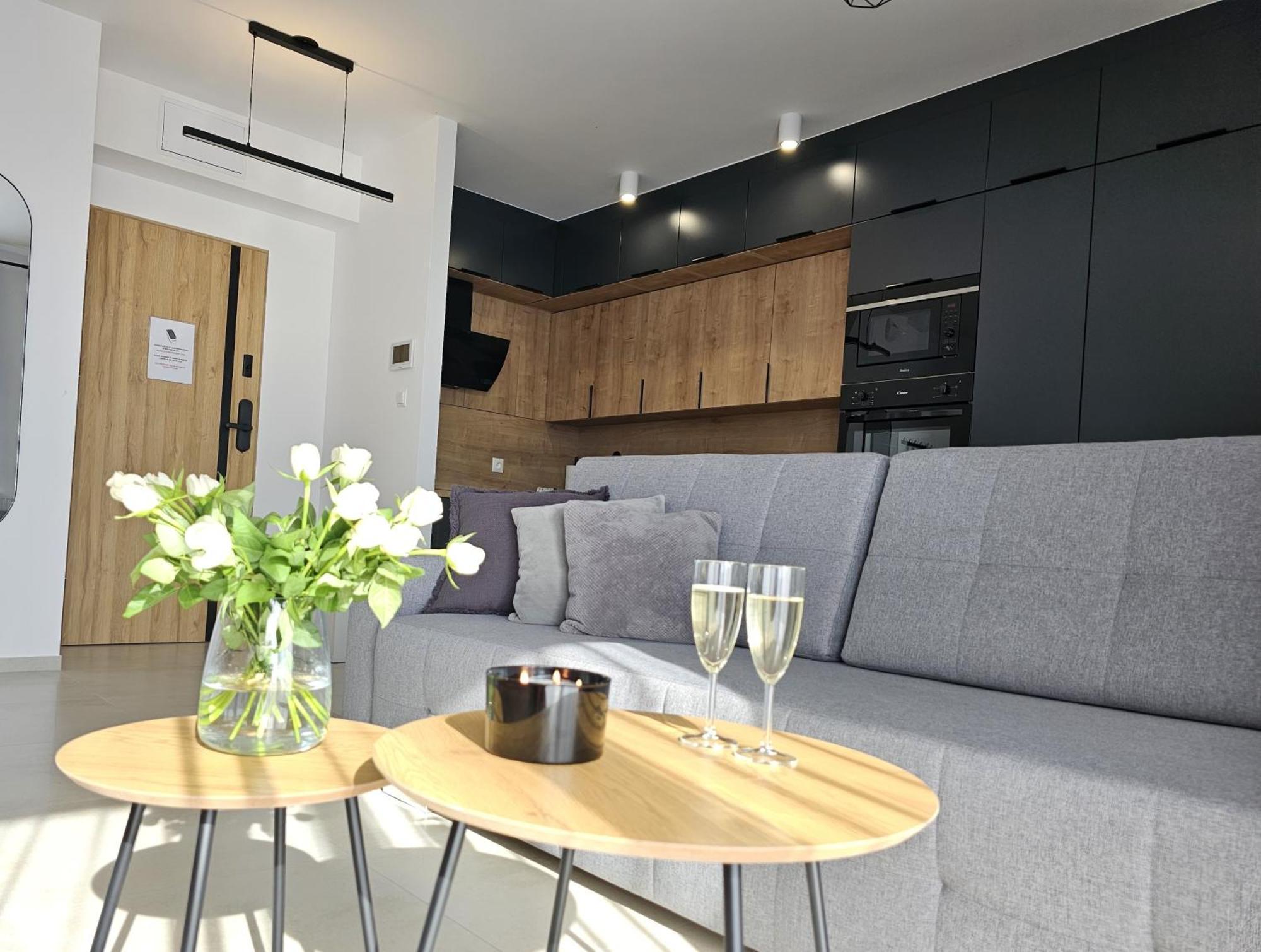 Urban Apartments Premium, Opolska 10 No 77A, Free Garage, Self Check-In คาโตวีตเซ ภายนอก รูปภาพ